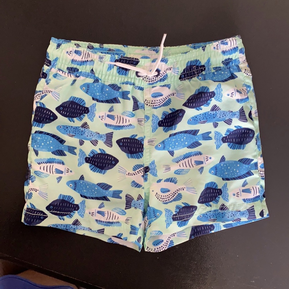 Janie and Jack fish swim trunks
